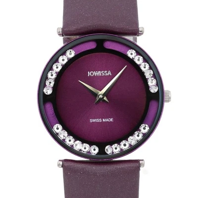Jowissa Luce 30mm Steel Purple Dial & Band Quartz Ladies Watch J6.154.M - image 1 of 4