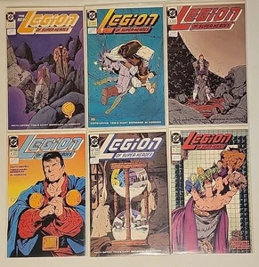 Lote de cómics de Legión de Superhéroes #1-6 DC Serie 1989 Vol 4. CUATRO llaves menores - Imagen 1 de 7