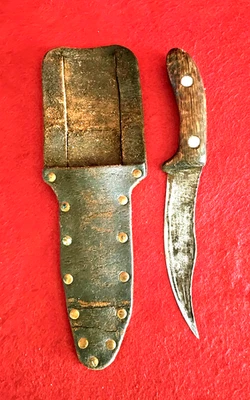 Vintage Bowie Trade Knife with Sheath - Image 1 of 4