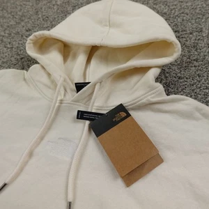 New North Face Hoodie Womens XL White Pullover Sweatshirt Sweater Outdoor Hike - Picture 1 of 11