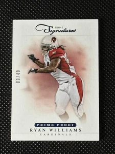 2012 Prime Signatures Ryan Williams RC /49 #113 - Picture 1 of 2