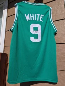Derrick White Boston Celtics Autographed Jersey JSA Certified Playoffs Auto - Picture 1 of 5