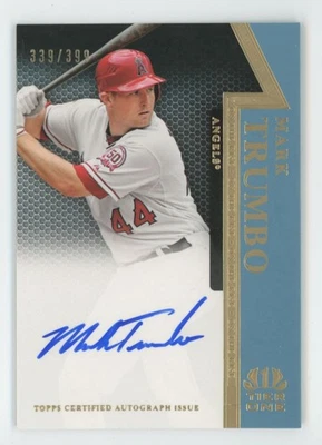 Mark Trumbo 2011 Topps Tier One On The Rise Auto /399 #OR-MT Los Angeles Angels - Image 1 of 3