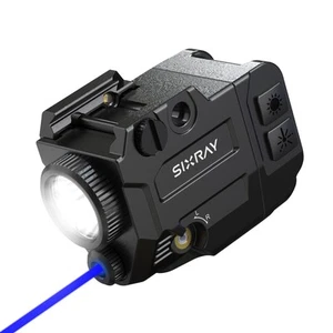 500 Lumens LED Light with Blue Beam Laser Combo, Magnetic Charging Tactical F... - Picture 1 of 7