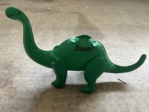 Vintage Blow-up Dino Sinclair Gasoline Gas Station Standing Dinosaur Inflatable - Picture 1 of 6