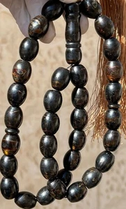 Elegante Rosario de Coral Natural Antiguo سبحة يسر حجازي انتيك الانتيك فاير نوادر - Imagen 1 de 24