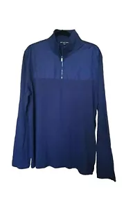 MICHAEL KORS Herren Stoff Blocking Reißverschluss Hemd XLarge - Bild 1 von 6