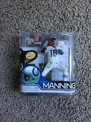 NFL Peyton Manning MCFARLANE SERIES 30 Colts Throwback Cover