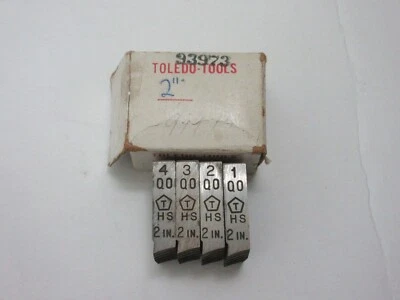 Toledo Tools 2" HS Pipe Dies 93973 - Image 1 of 3