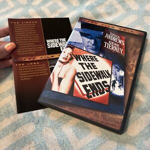 Where the Sidewalk Ends (DVD) 1950 Fox Film Noir - Gene Tierney - Otto Preminger