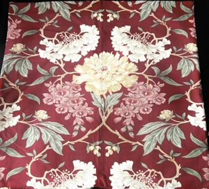 Pottery Barn Euro Kissenbezug Kissenbezug 2er Set rot Blumen Leinen Baumwolle Landhaus Kern - Bild 1 von 8