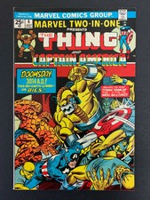 MARVEL TWO-IN-ONE #4 *VERY SHARP!* (MARVEL, 1974)  LOTS OF PICS!!  MVS INTACT!!