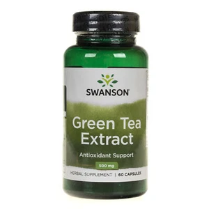 Swanson Grüner Tee Extrakt 500 mg, 60 Kapseln - Bild 1 von 4