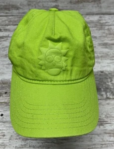 Rick and Morty Primitive Hat Strap Back Lime Green Adult Adjustable - Picture 1 of 7