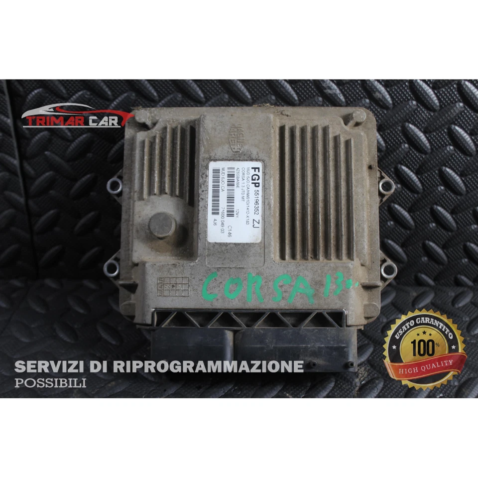 55196352 CENTRALINA MOTORE OPEL CORSA C (X01)(2000-2009) 1.3 CDTI 70CV 51KW Z13D - Immagine 1 di 3