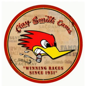 Plymouth Road Runner Sign Sticker "Clay Smith Cams" Car Classic 4 Sizes - Picture 1 of 5