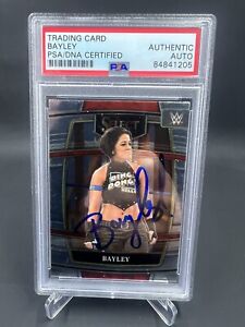 Bayley Signed 2022 Panini Select Concourse Level IP Auto PSA/DNA WWE
