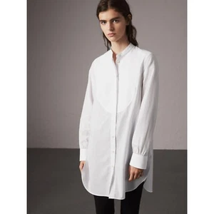 BURBERRY White Shirt Tunic Dress UK 08 RRP £750 NEW - Picture 1 of 15