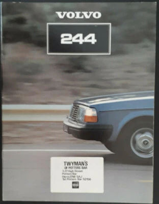 Volvo 244 Brochure 1981 - DL GL GLE GLT - Image 1 of 3