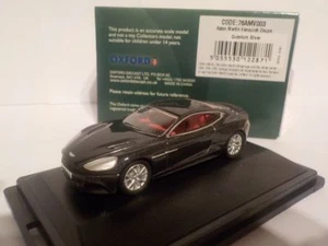 Modelo de coche. Aston Martin Vanquish, Quantum Silver, Oxford Diecast 1/76 nuevo - Imagen 1 de 1