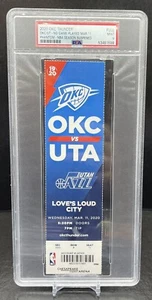 2020 NBA SEASON SUSPENDED 3/11 RUDY GOBERT POSITIVE 4 VIRUS🦠C0VID19 GAME PSA 9 - Picture 1 of 8