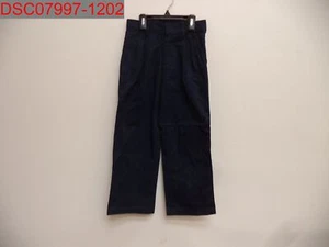 NWOT - Dockers Boys' Navy Adjustable Waist Uniform Pants, Size 6 Regular - Picture 1 of 6