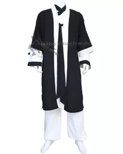 3 pezzi abito taoista Shaolin Wudang tuta tai chi ala chun uniforme arti marziali - Foto 1 di 8