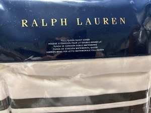 Ralph Lauren Bowery (1 ) PC Duvet Cover Durant Full Queen Gray Metropolitan - Picture 1 of 3