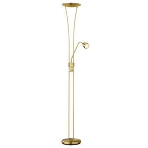LED Standleuchte Stehlampe Fluter ARIZONA messing dimmbar Lesearm 2-flammig TRIO - Bild 1 von 2