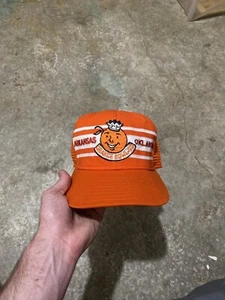 Rare Vintage AJD Superstripe 1978 Orange Bowl Trucker Hat OK Sooner - Arkansas - Picture 1 of 8