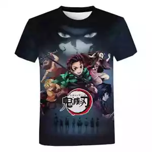 Anime Demon Slayer Hashira Shirts Short Sleeve Graphic 3D print Men Unisex Style - Picture 1 of 33