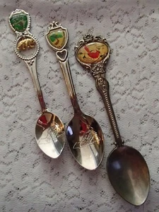SET OF 3 VIRGINIA STATE COLLECTIBLE SPOONS - Picture 1 of 3