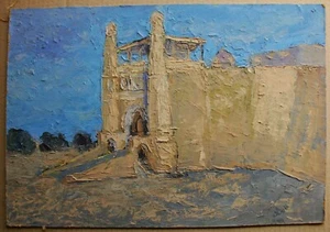 Ukrainian Soviet Oil Painting impressionism Architecture khan's palace - Picture 1 of 5