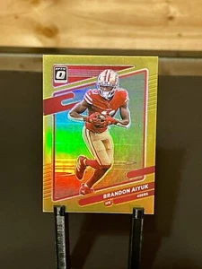 Brandon Aiyuk 2021 Panini Donruss Optik Gold/10 49ers - Bild 1 von 2