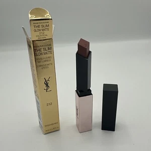 YSL Yves Saint Laurent The Slim Glow Matte Lipstick 212 Equivocal Brown YSL - Bild 1 von 2