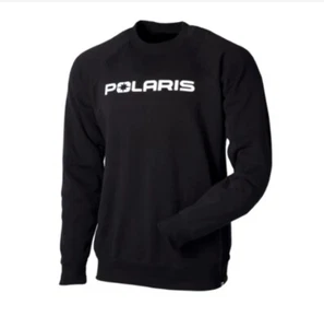 Polaris Men's Crew Sweatshirt, Black | 2862488 - Picture 1 of 1