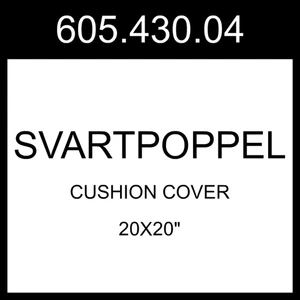 IKEA SVARTPOPPEL Cushion Cover Off-white 20x20" 605.430.04 - Picture 1 of 1