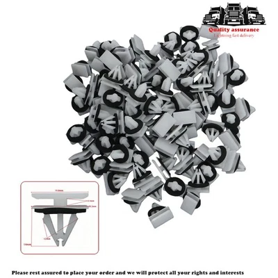 100 clips de moldura de panel de nailon para Cadillac Escalade EXT Chevrolet Monte Carlo Foto 1 de 4