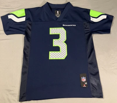 Camiseta deportiva mediana (10/12) juvenil NFL Seattle Seahawks Russel Wilson #3 Foto 1 de 4