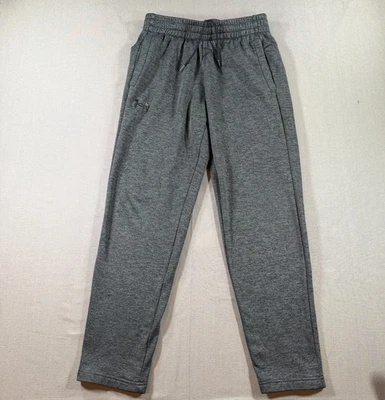 Under Armour UA Armour Fleece Twist Pants Mens Medium Gray Sweatpants Tapered - Image 1 of 4