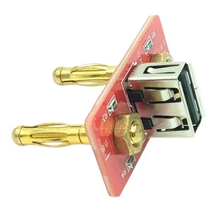 USB-A-Anschluss mit 19,05 mm Abstand, Bananenstecker, Gleichstromversorgung1119 - Bild 1 von 6