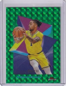 24/25 TOPPS FINEST D'ANGELO RUSSELL VERDE /150 LA LAKERS  - Foto 1 di 1