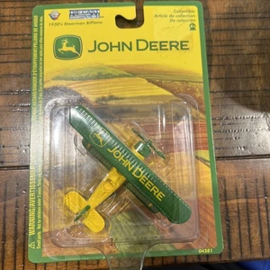 VTG. 2006 GEARBOX JOHN DEERE 1930'S STEARMAN BARNSTORMER BI-PLANE DIE CAST METAL - Picture 1 of 3