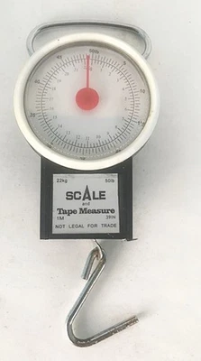 EAGLE CLAW 50LB Escala Con Cinta Médica 39" #04070-003 ENVÍO GRATUITO Foto 1 de 4