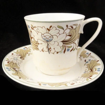 SPODE MILKWOOD Tea Cup & Saucer Bone China NEW NEVER USED made in England - Image 1 of 4