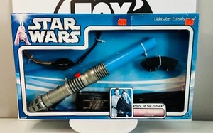 Star Wars Attack of Clones Jedi Knight Action Set Toy Cosplay 2002 Hasbro Sealed - Picture 1 of 3