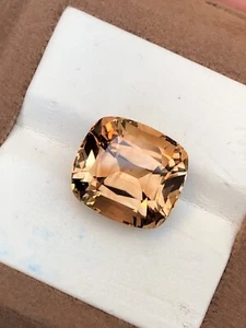 19.95 Carat Exquisite Cushion Cut Topaz From Madagascar For Jewelry - Picture 1 of 8