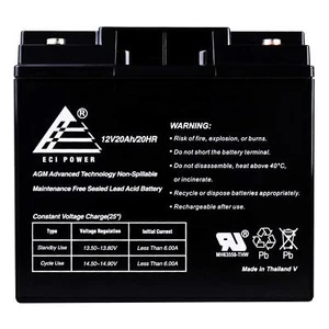 12V 20AH Sealed Lead Acid Battery - Picture 1 of 6
