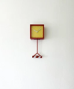 Vintage Ikea Bryt Pendulum Wall Clock Milano pop art style 1990s - Picture 1 of 5