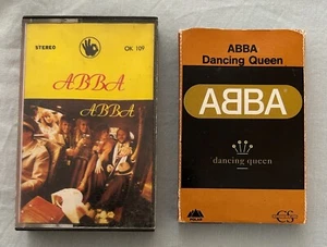 ABBA – TWO Great Cassettes inc. RARE Dancing Queen cassingle - Picture 1 of 11